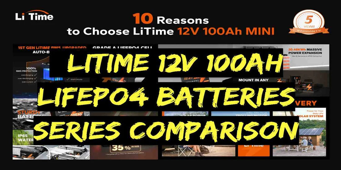 Offiziell] LiTime 12V 100Ah LiFePO4 Batterien Serien Vergleich