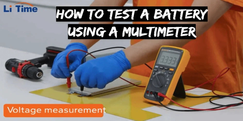 Batterie mit Multimeter testen