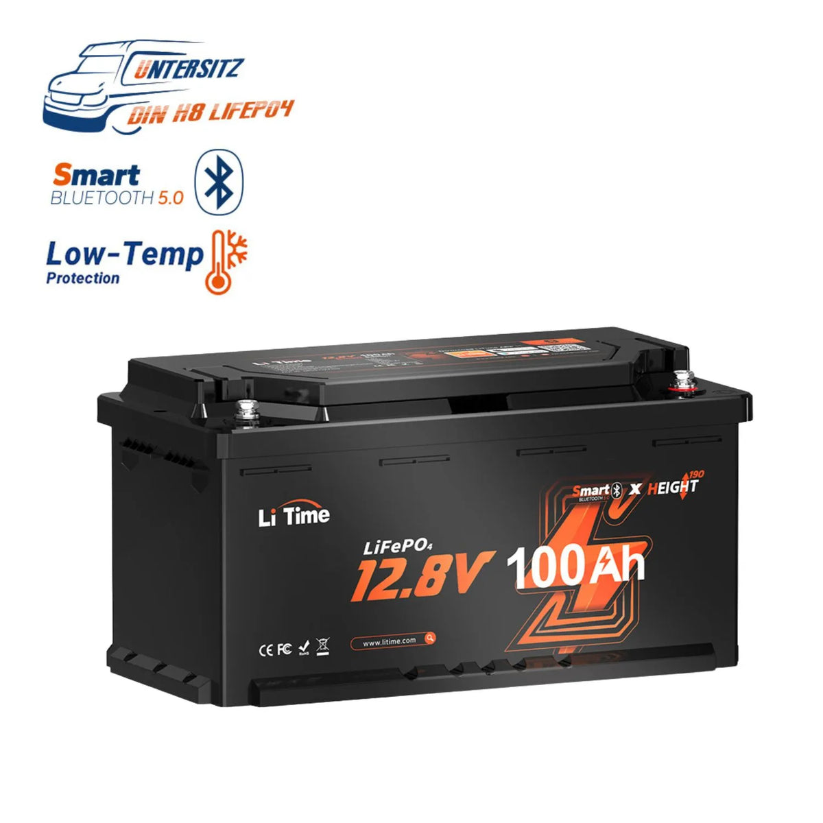 12V-100Ah-H190-Bluetooth-Fur-Wohnmobil-Untersitz-LiFePO4