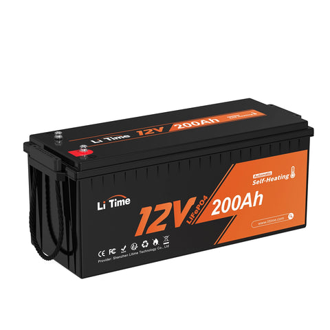 12V 200Ah Selbstwärmende LiFePO4 Batterie mit Heizung-Upgrade und Tieftemperaturschutz