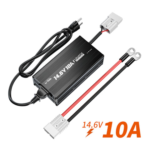 LiTime 14.6V 10A Lithium Batterieladegerät für 12V LiFePO4 Lithium Batterie