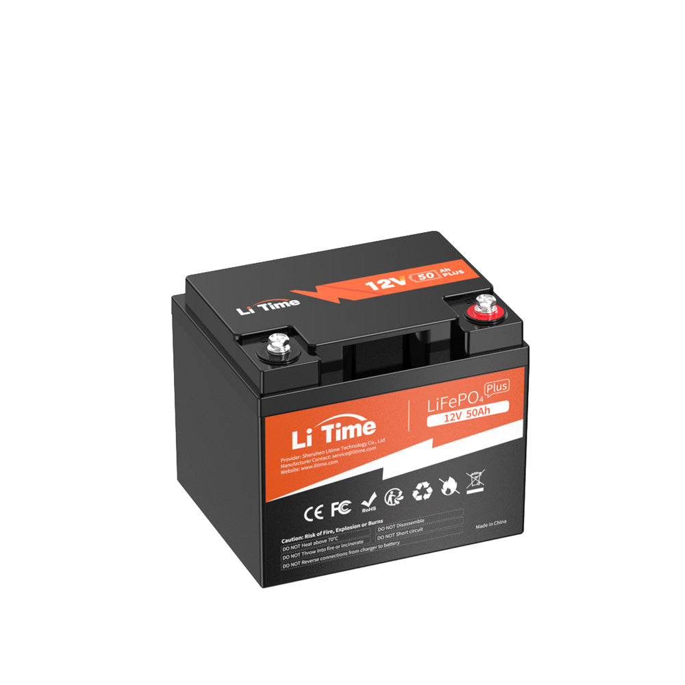 LiTime 12V 50Ah LiFePO4 Lithium Batterie