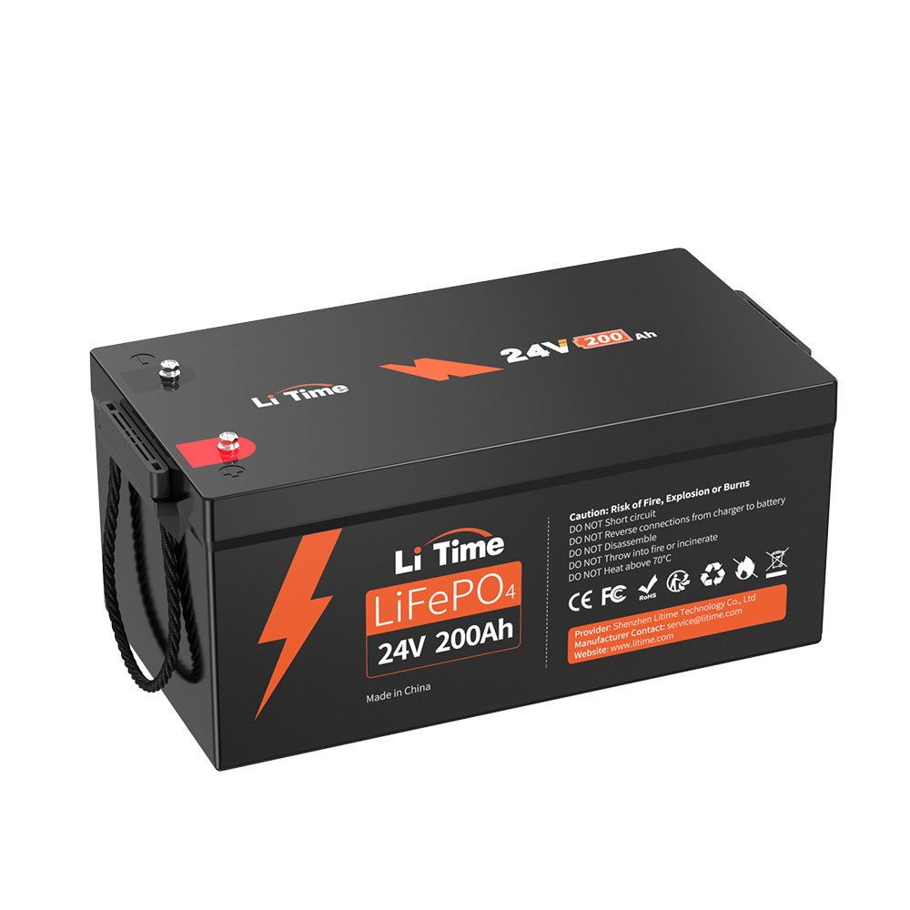 LiTime 24V 200Ah Lithium LiFePO4 Batterie 