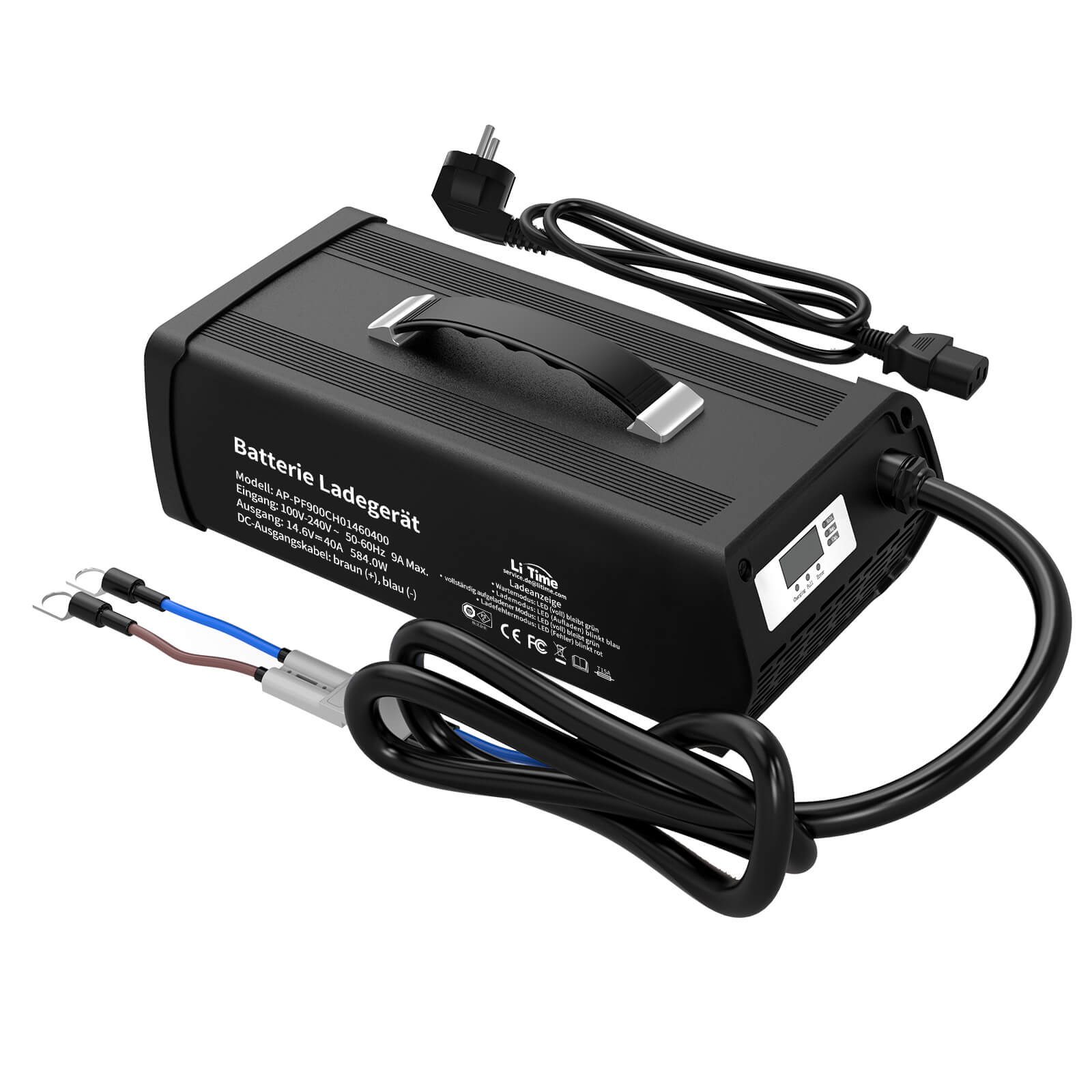 12V 40A LifePO4 Batterie Ladegerät 14,6 V Smart Betreuer Ladegerät