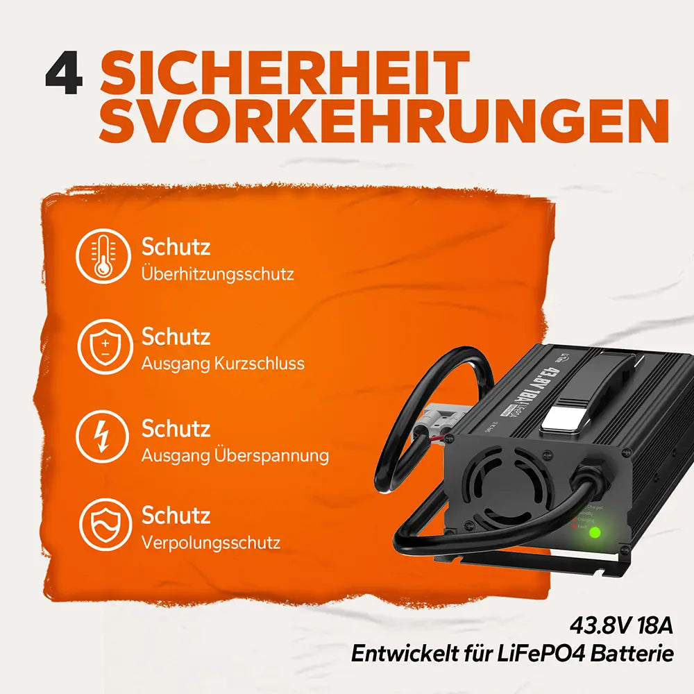 LiTime 36V/43.8V 18A Lithium Batterieladegerät