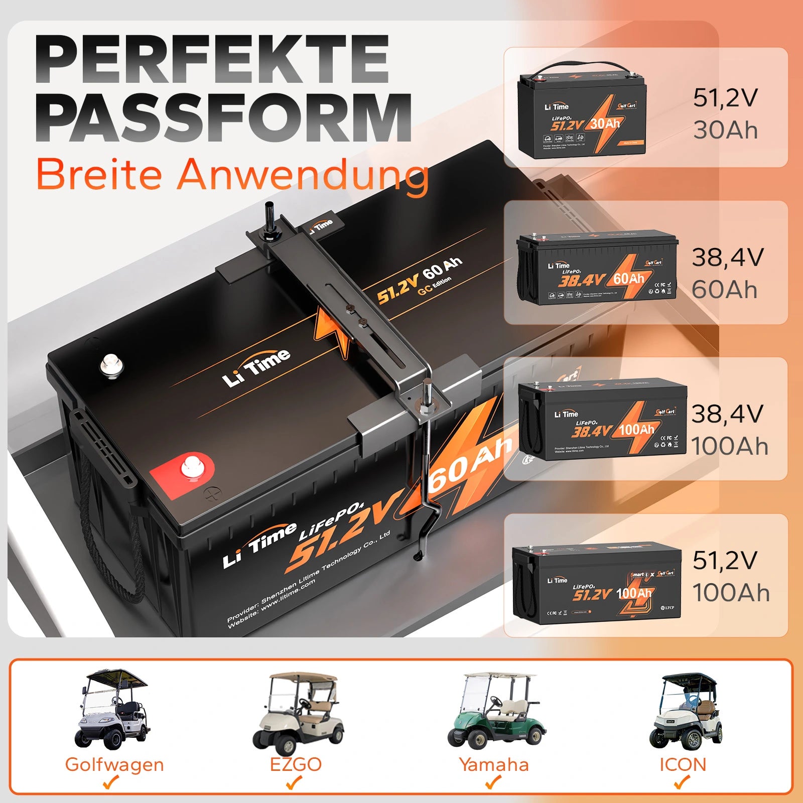 [Vorverkauf] LiTime 36V/43.8V 18A Lithium Batterieladegerät