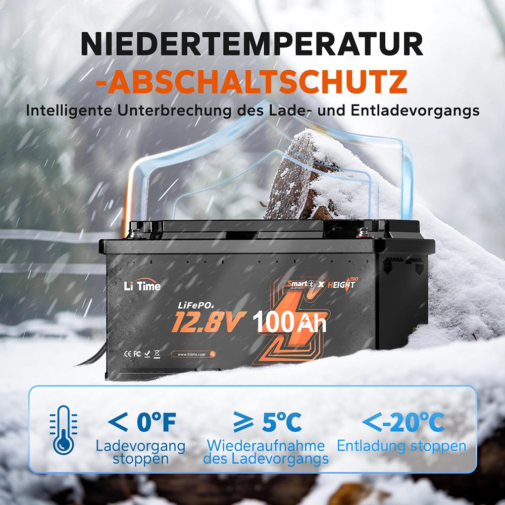 H190 Batterie mit Niedertemperatur-Abschaltschutz