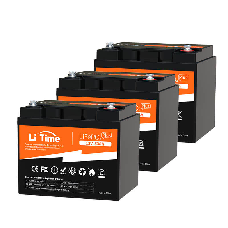 Endpreis: €149,99 LiTime 12V 50Ah LiFePO4 Lithium Batterie – LiTime-DE