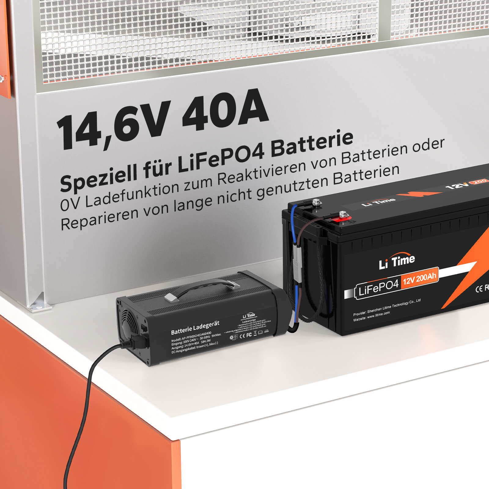 Kfz-Batterieladegerät 12/24 V - 50 A Lithium/Blei online kaufen
